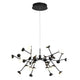 LED-Pendelleuchte Adn Groß in modernem Design mit runder Form und hochwertigen Materialien.