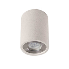Levi plafonnier extérieur rond en béton, de forme ronde et avec IP65 pour les zones résistantes aux intempéries.