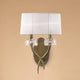Loewe 2-flammige Wandleuchte mit runder Form, Glas und Metall, ideal für zeitgemäße Flure.