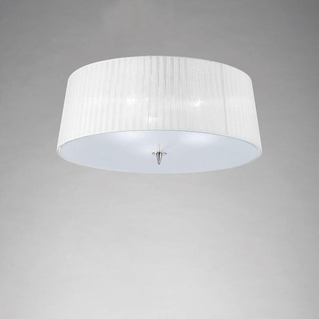 Loewe Deckenleuchte in modernem Design mit runder Form und hochwertiger Verarbeitung aus Metall und Glas.