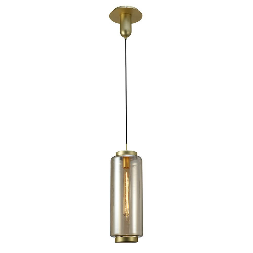 Pendellampe klein Jarras mit zylindrischer Glasform und elegantem Design.