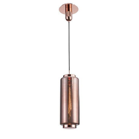 Pendellampe klein Jarras mit zylindrischer Form und eleganter Lichtwirkung aus Glas.