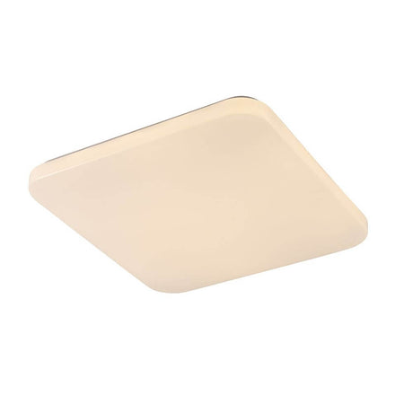 QuatroII Mittelgroße Deckenleuchte LED Weiß in quadratischer Form und in elegantem Weiß, ideal für moderne Räume.