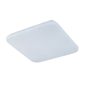 QuatroII mellomstor taklampe LED hvit i kvadratisk form, moderne lysdesign i hvitt.