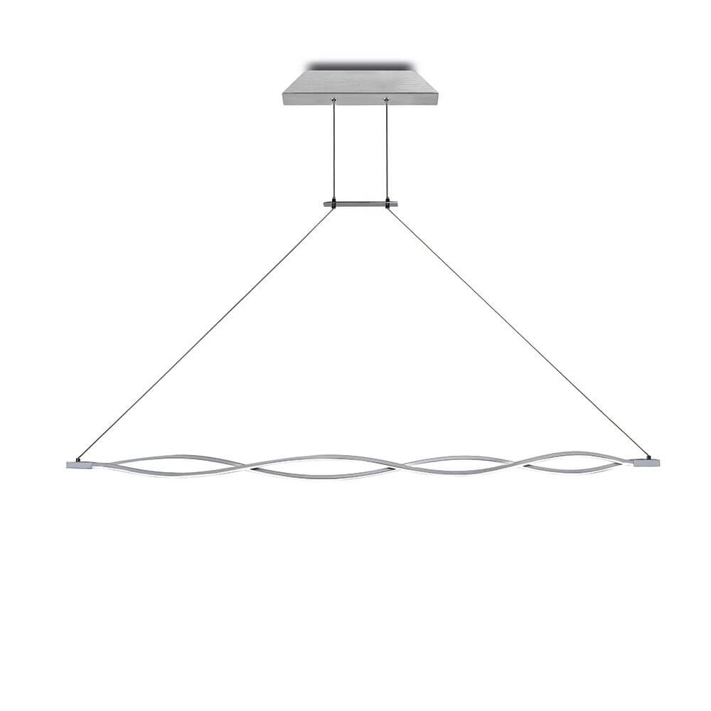 Sahara 42 Watt LED-Hängeleuchte Dimmbar in elegantem Design mit geschwungener Form und hochwertiger Verarbeitung.