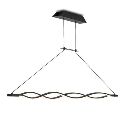 Sahara Dimmbare LED Hängelampe 36W in geschwungener Form, stilvolles Design für moderne Einrichtungen.