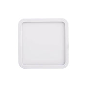 Saona plafonnier-LED-spot encastré carré Blanc mat avec une forme carrée et un design blanc mat.
