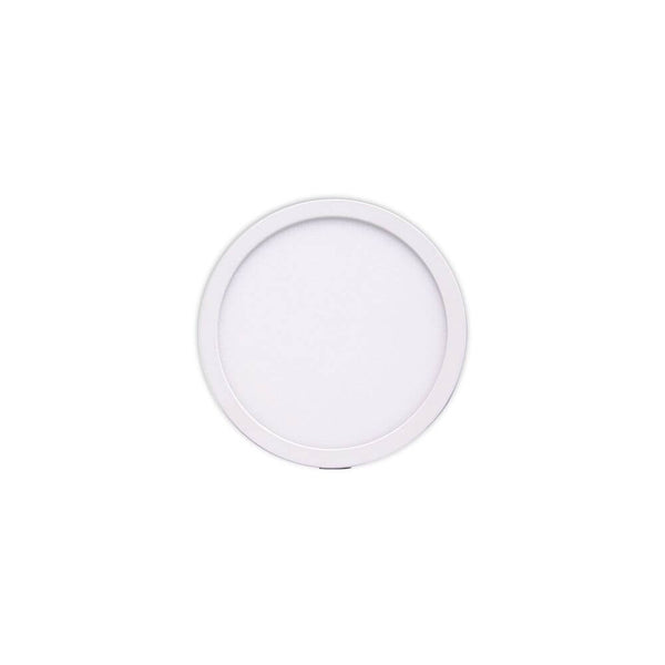 Saona runde LED-Einbauleuchte Weiß-Matt, moderne und schlichte runde Deckenleuchte in Weiß-matt.