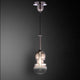 Sonata Geigen-Pendelleuchte in modernem Lichtdesign aus Metall und Glas, hängend und stilvoll.