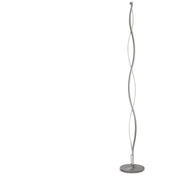 Stehleuchte LED Sahara Dimmbar lang in geschwungener Form aus Metall, ideal für stilvolle Wohnzimmer und Essbereiche.