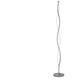 Stehleuchte LED Sahara Dimmbar lang in geschwungener Form aus Metall, ideal für stilvolle Wohnzimmer und Essbereiche.