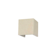 Taos outdoor-LED wall light concrete - square shape made of concrete for stylish outdoor lighting.
