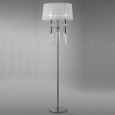 Lampadaire Tiffany au design élégant et à la forme ronde, idéal pour les salons et les salles à manger.