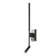 Torch LED Wandlampe 360° mit Spot – schlanke schwarze Metall-Wandleuchte mit rundem Design und verstellbarem Spot
