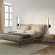 Torch LED Wandlampe 360° mit Spot an Schlafzimmerwand über Bett, elegantes rundes Metall-Design für Flur und Schlafraum