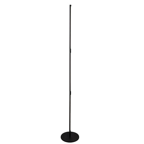 Torch {{3cc6ac1859a7fa0b8b3e7bb85413ad8}} floor lamp in a modern, slim design with a black metal base, ideal for stylish interiors.
