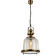 Vintage Pendelleuchte Antikes Messing Zylindrisch