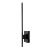 LED-Wandleuchte Torch 360° in Schwarz mit rundem, vertikalem Design für gezielte Wandbeleuchtung