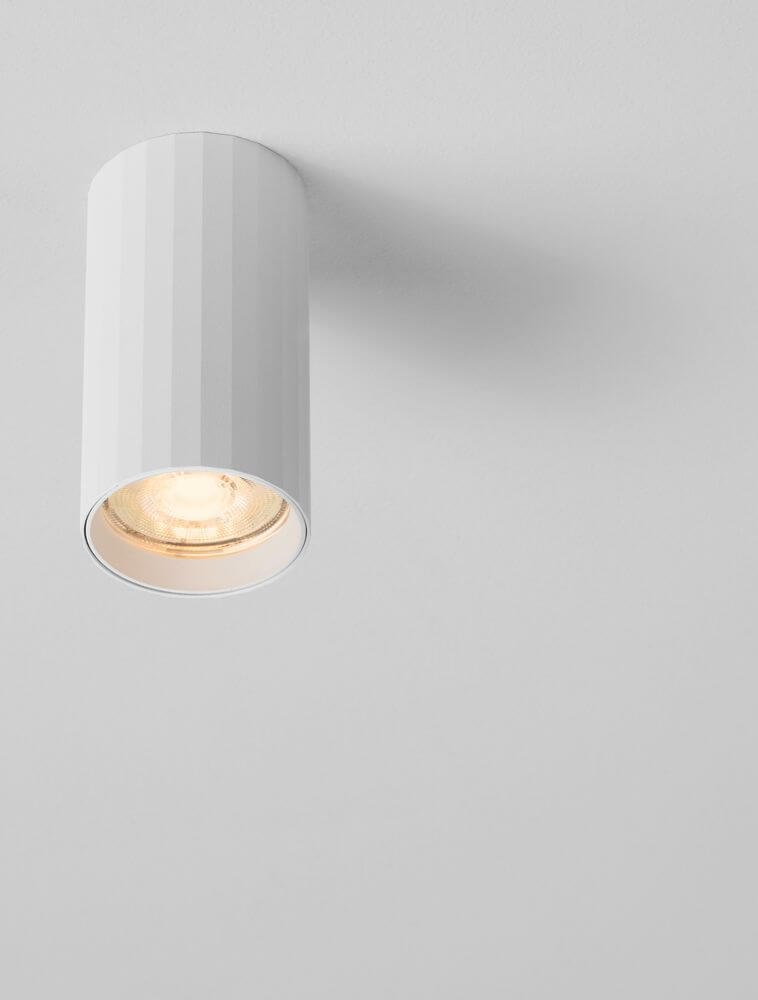 Mare Deckenleuchte GU10 Ø 5,5cm elegante weiße Pendelleuchte an der Decke montiert