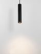 Mare Pendelleuchte Ø 5,5cm geriffelt in elegantem Schwarz, ideal für modernes Interieur.