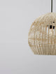 Marlo Pendelleuchte Kuppel Beige Rattan aus Rattan für gemütliche Wohnräume