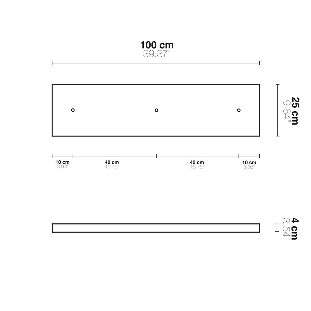 Multiple canopy lamp beam individually