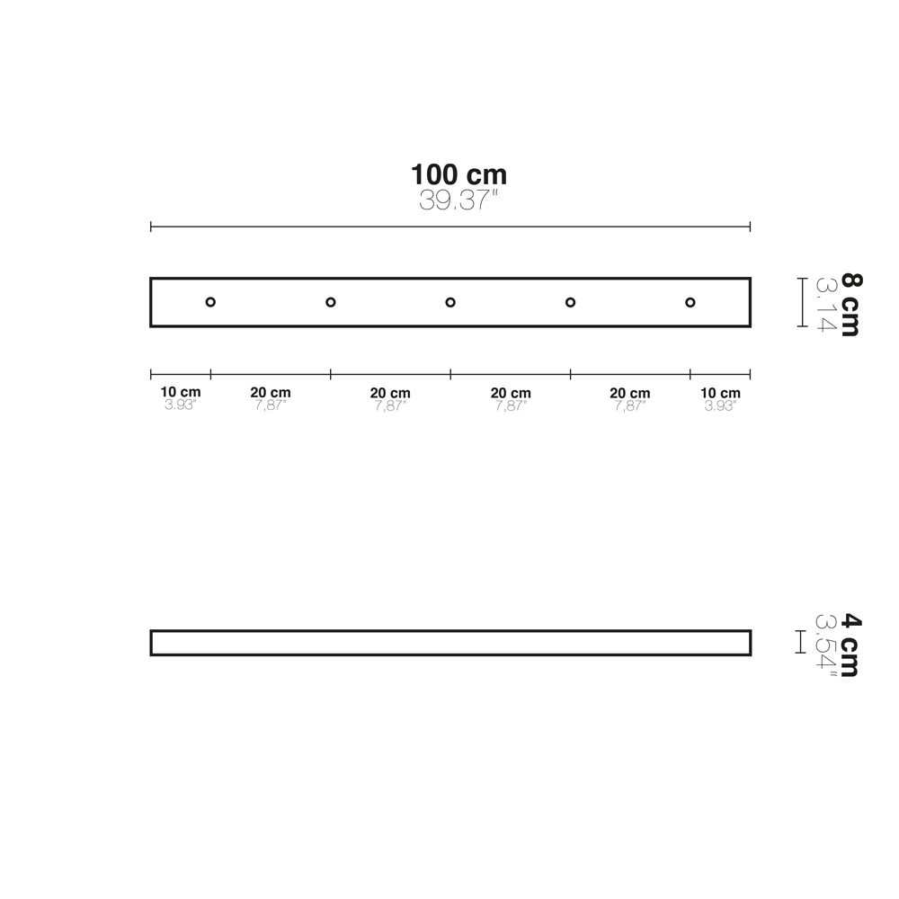 Multiple canopy lamp beam individually