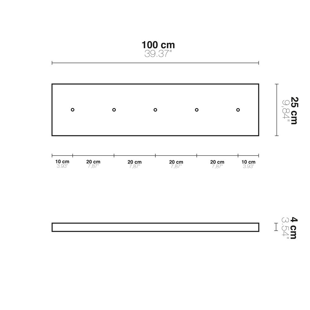 Multiple canopy lamp beam individually