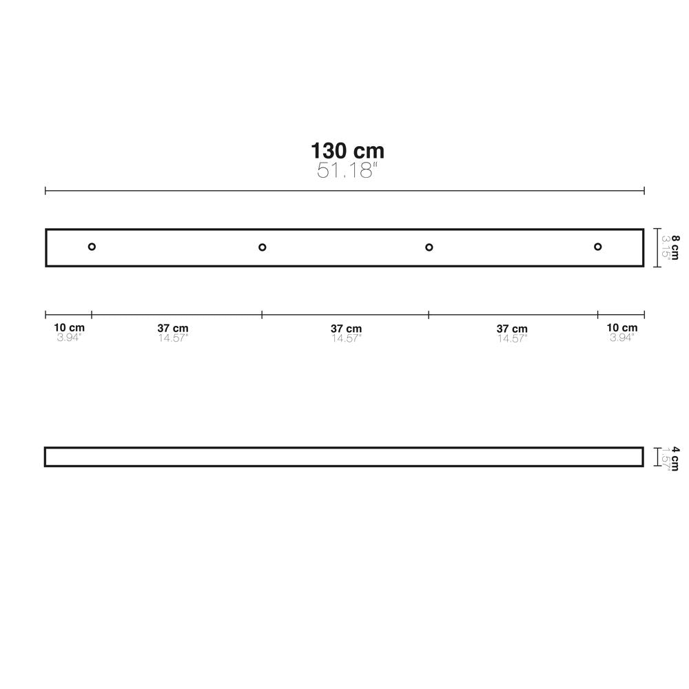 Multiple canopy lamp beam individually