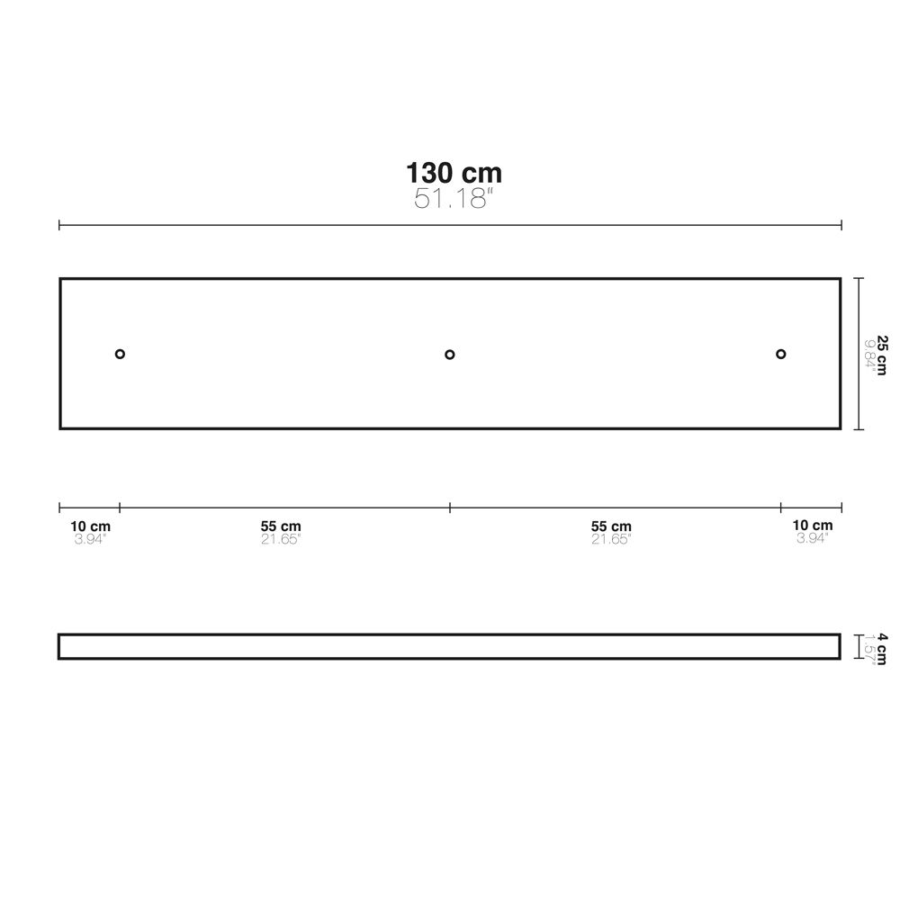 Multiple canopy lamp beam individually