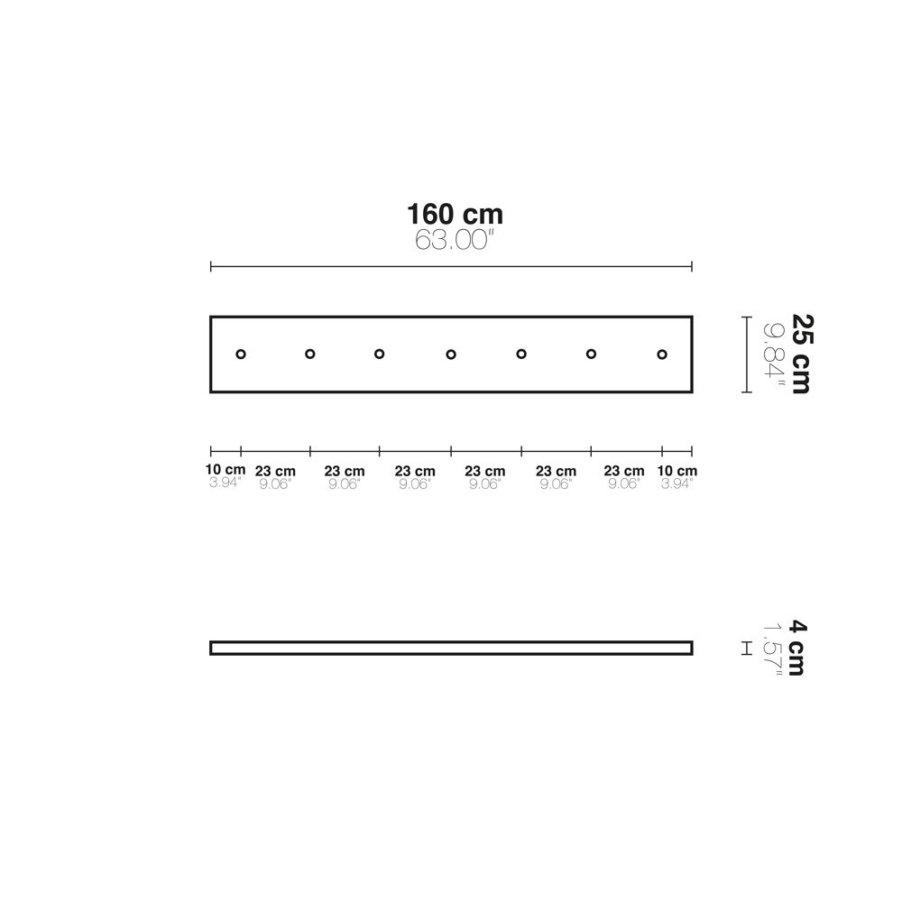 Multiple canopy lamp beam individually