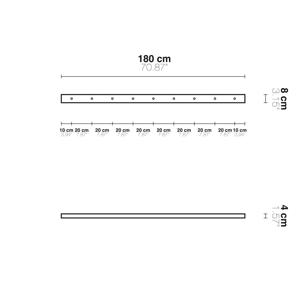 Multiple canopy lamp beam individually