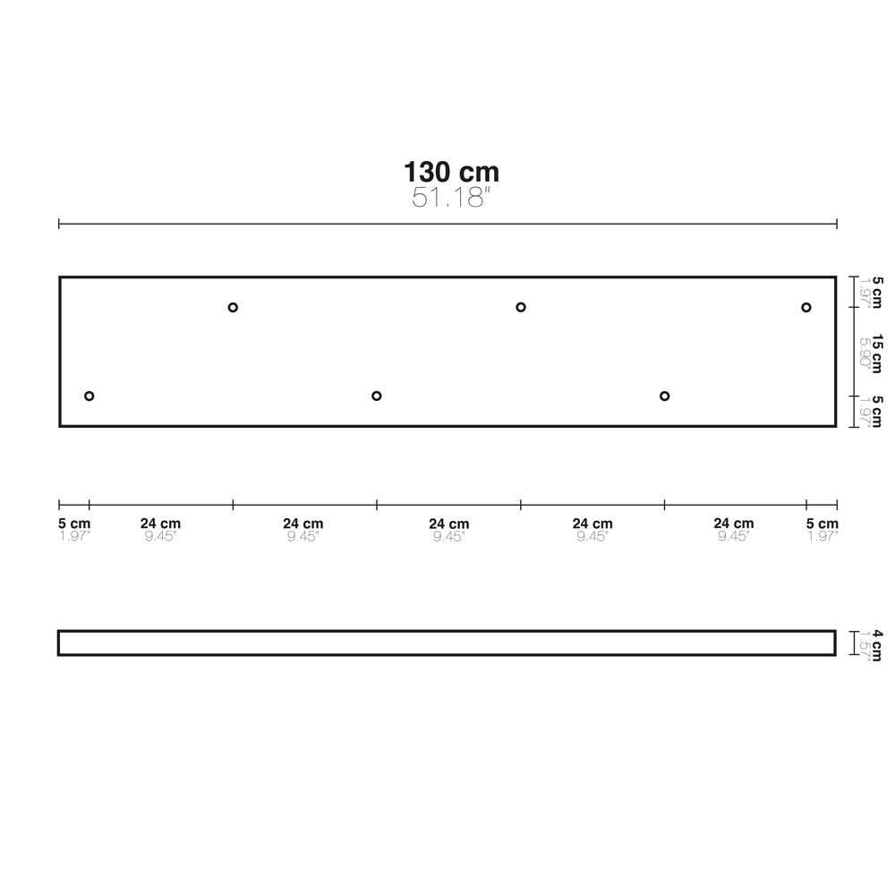 Multiple canopy lamp beam individually