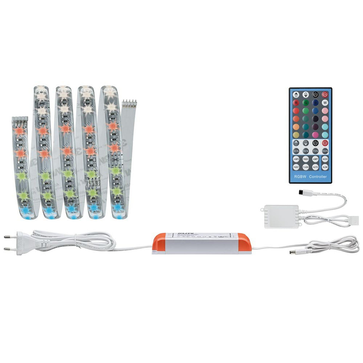 MaxLED RGBW Basisset beschichtet 1,5m 18W mit Farbwechselfunktion