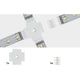 MaxLED X-Verbinder Weiß