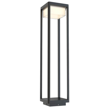 Baker Street LED-stipollarlykt IP65 moderne utendørsbelysning med stilfullt design