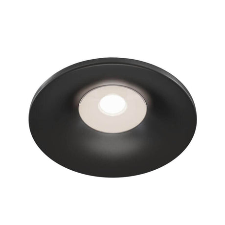 Barret rund forsænket spot i moderne design, dybt forsænket, lavet af robust metal.