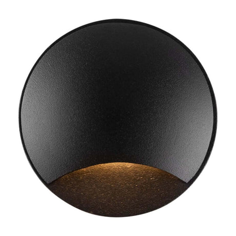 Biscotti LED-Gartenleuchte für Außen IP65 in elegantem schwarzem Design für den Außenbereich.