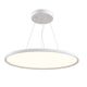 Cosmos LED Hängelampe Mini Ø 60cm in weißer Mattfarbe, moderne SMD-LED-Leuchte, elegantes Design.
