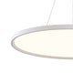 Cosmos LED Hängelampe Mini Ø 60cm in weißer Mattfarbe mit SMD-LEDs als Lichtquelle.