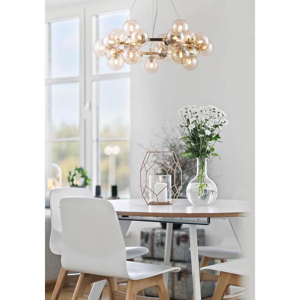 Dallas hängande lampa 25-Flame runda
