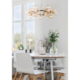 Dallas hängande lampa 25-Flame runda