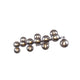 Dallas Wandleuchte 13-flammig mit runden Diffusoren aus Metall in Chrom und Gold, modernes Design.