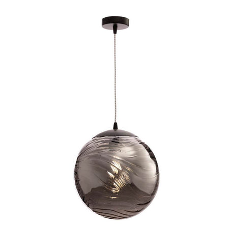 Dunas Pendelleuchte Big in modernem Design mit schimmerndem Glaskörper, ideal für stilvolle Innenräume.