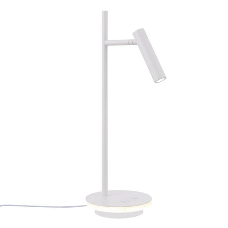 Estudo LED-Tischleuchte aus Metall mit drehbarem Lampenschirm für dekorative Beleuchtung.