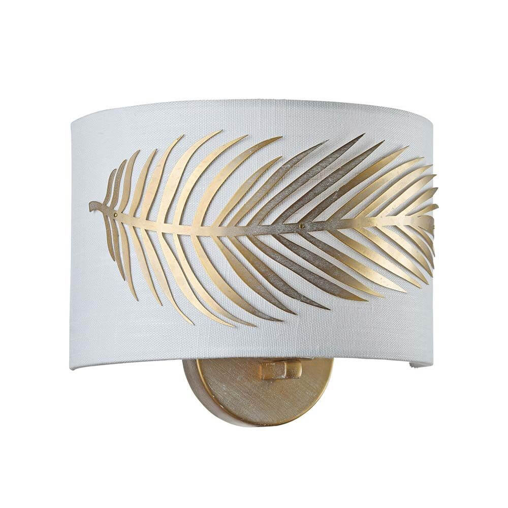 Farn Wall Lamp Metal Textile
