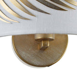 Farn Wall Lamp Metal Textile