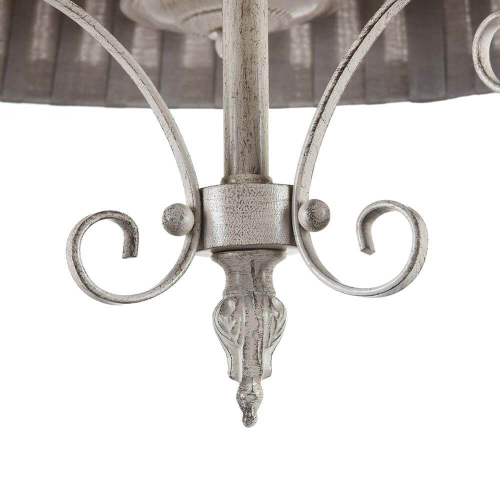 Felicita hängande lampa med 3-Flame Linen