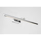 Fino LED Spiegelleuchte mit Metallrahmen und Polycarbonat-Diffusor für Badezimmerbeleuchtung.