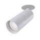 Focus Deckenleuchte Spot aus pulverbeschichtetem Aluminium, schwenkbar horizontal um 180° und vertikal um 90°.